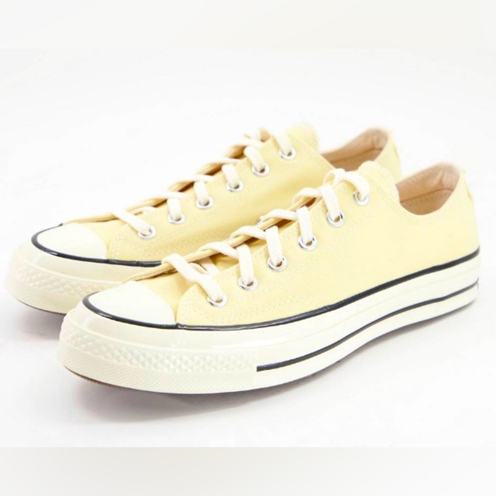 Converse Pale Yellow Low-Top Sneakers
